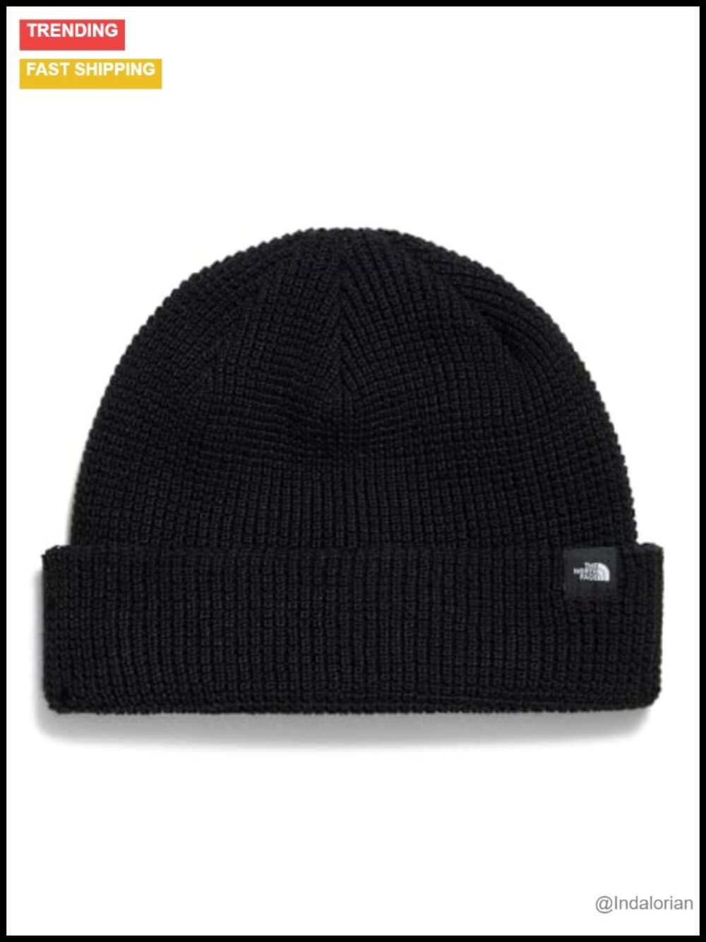 Shallow Fit Cuffed Fisherman Beanie Recycled Polyester Winter Hat